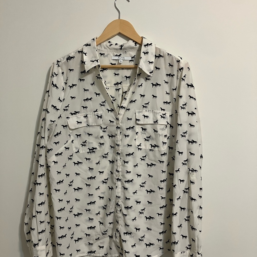 Vintage horse shirt